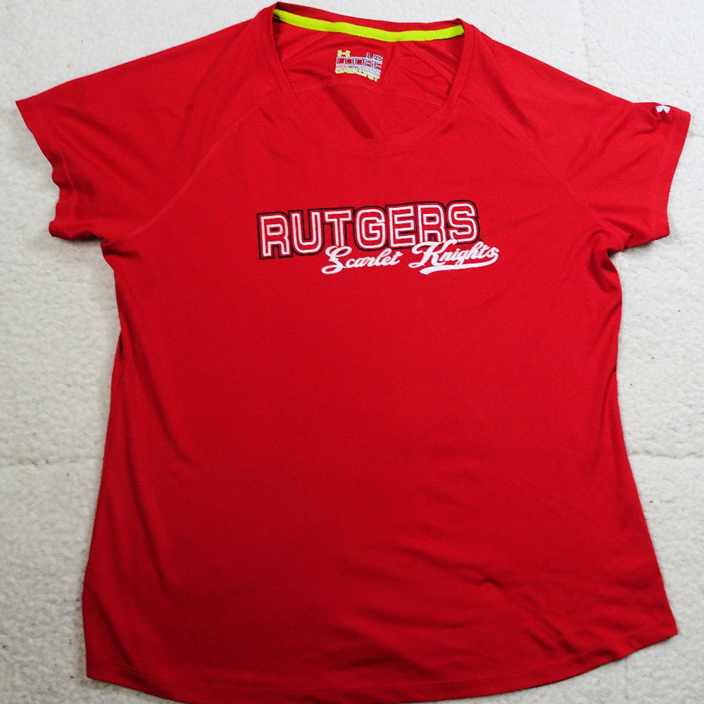 NCAA Rutgers Scarlet Knights Athletic Shirt LG